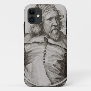 Portrait of Inigo Jones (1573-1652) engraved by We iPhone 11 Case