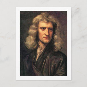 Portrait of Isaac Newton (1642-1727) Postcard