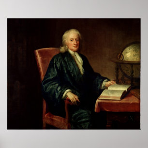 Portrait of Isaac Newton , c.1726 Poster