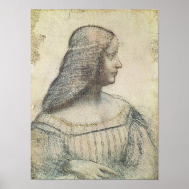Portrait of Isabella d'Este Poster (Front)