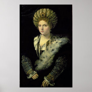 Portrait of Isabella d'Este Poster