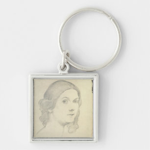 Portrait of Isadora Duncan , 1908 Key Ring