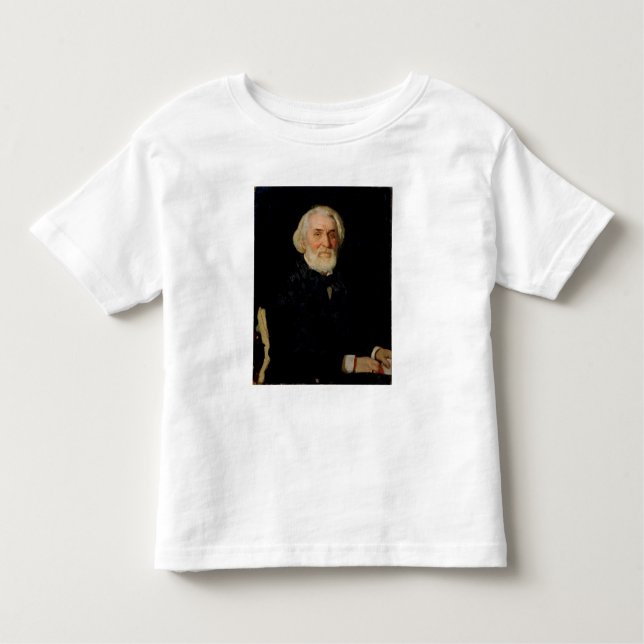 Portrait of Ivan S. Turgenev , 1879 Toddler T-Shirt (Front)