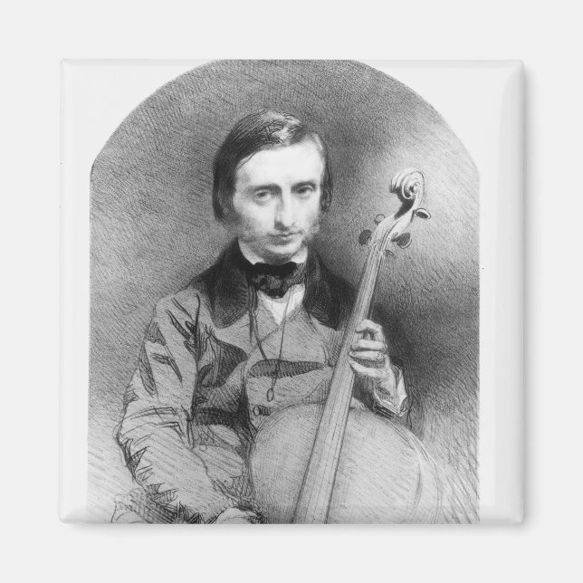 Portrait of Jacques Offenbach  1850 Magnet (Front)