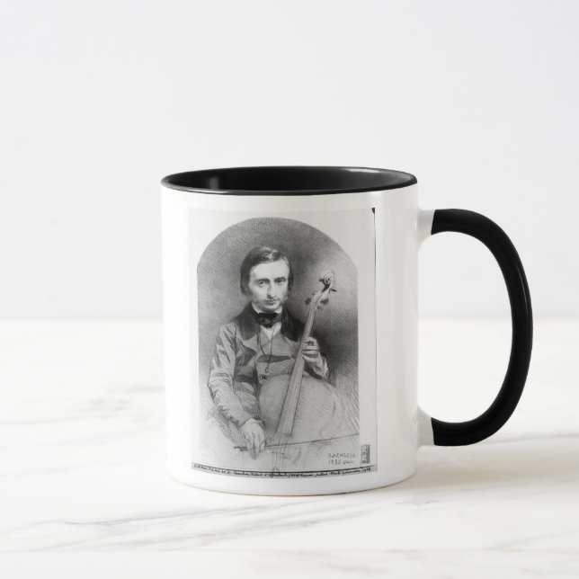 Portrait of Jacques Offenbach  1850 Mug (Right)