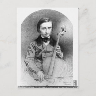 Portrait of Jacques Offenbach 1850 Postcard