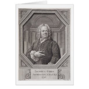 Portrait of James Gibbs (1682-1754) from 'Plans, S