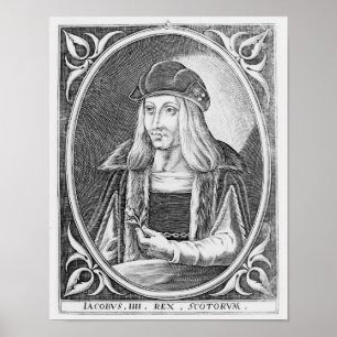 Portrait of James IV of Scotland Poster