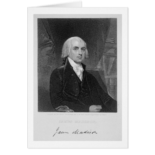 Portrait of James Madison, engraved by William A. (Front)
