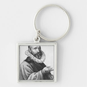 Portrait of Jan Pieterszoon Sweelinck, 1624 Key Ring