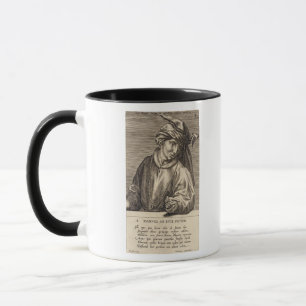 Portrait of Jan van Eyck (c.1390-1441) plate 2 in Mug