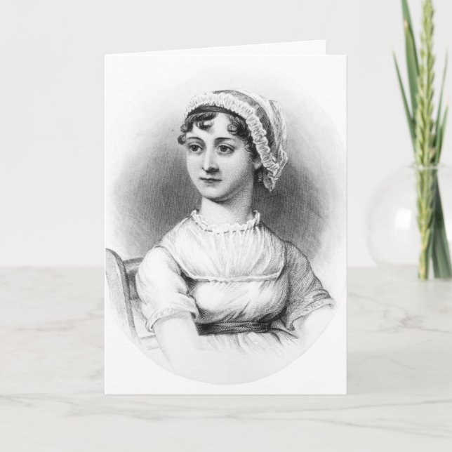 Portrait of Jane Austen Card (Front)
