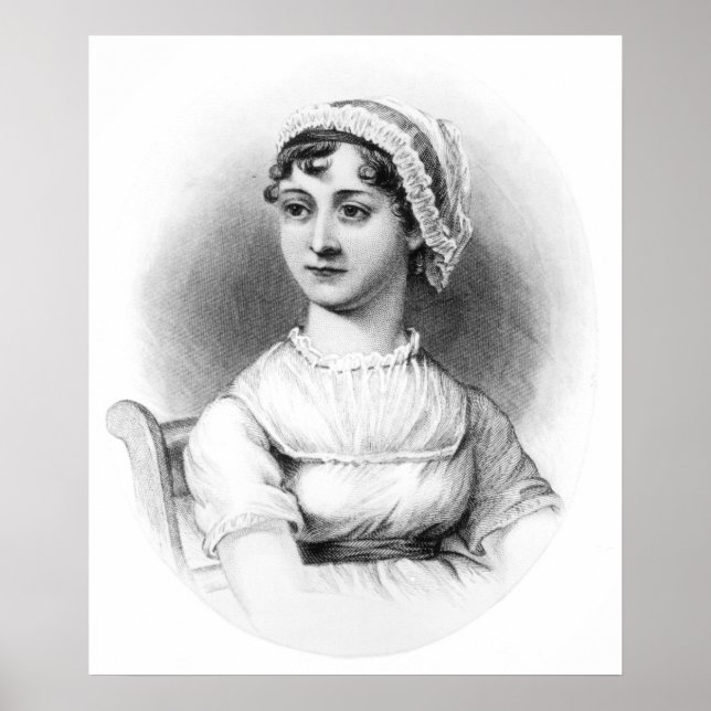 Portrait of Jane Austen Poster (Front)