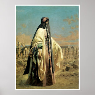 Portrait of Jane Digby el Mezrab (Palmyra) 1859 Poster