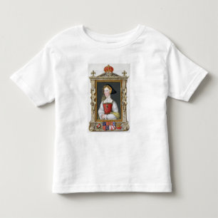 Portrait of Jane Seymour (c.1509-37) 3rd Queen of Toddler T-Shirt