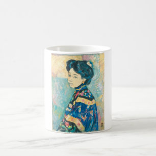 Portrait of Japanese Woman (by Fujishima Takeji) Coffee Mug