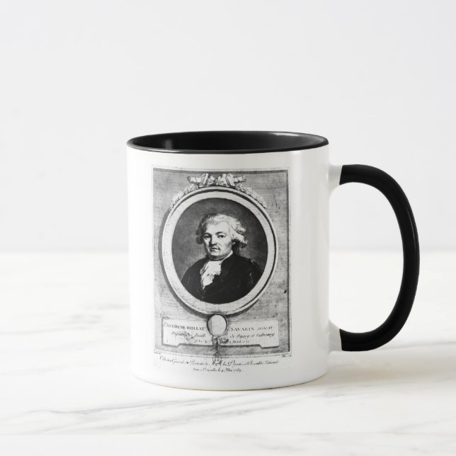 Portrait of Jean-Anthelme Brillat-Savarin Mug (Right)