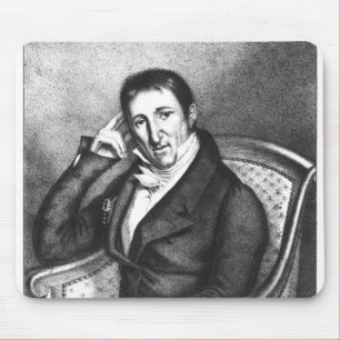 Portrait of Jean Baptiste Count of Villele Mouse Pad