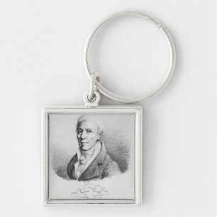 Portrait of Jean-Baptiste de Monet Key Ring
