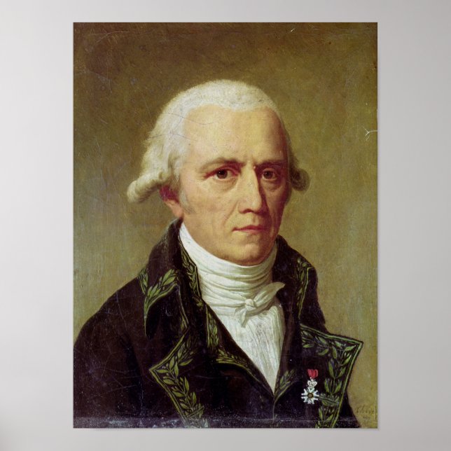 Portrait of Jean-Baptiste de Monet Poster (Front)