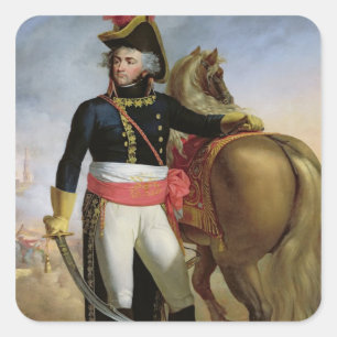 Portrait of Jean Baptiste Kleber Square Sticker