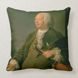 Portrait of Jean-Baptiste Oudry (1686-1755) c.1753 Cushion
