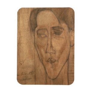 Portrait of Jean Cocteau (1889-1963) 1917 (pencil Magnet