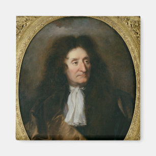 Portrait of Jean de La Fontaine Magnet