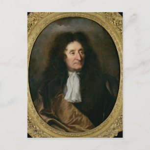 Portrait of Jean de La Fontaine Postcard