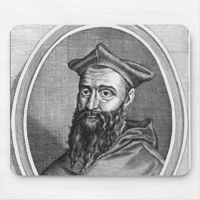 Portrait of Jean du Bellay Mouse Pad (Front)