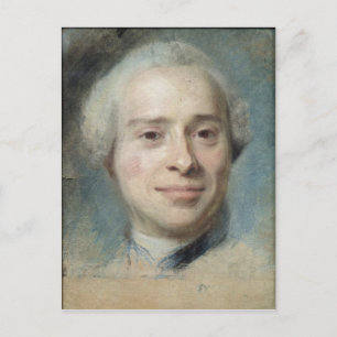 Portrait of Jean Le Rond d'Alembert 1753 Postcard