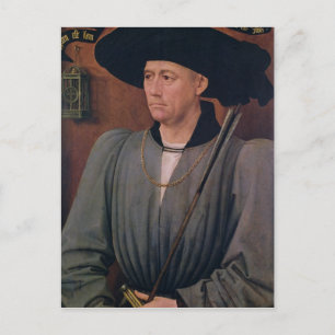 Portrait of Jean Lefevre de Saint-Remy Postcard