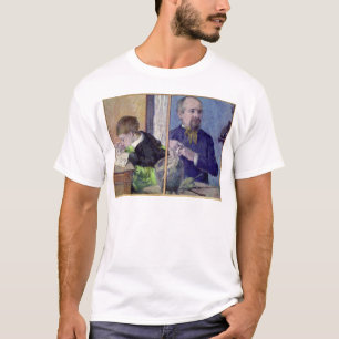 Portrait of Jean Paul Aube and his son T-Shirt