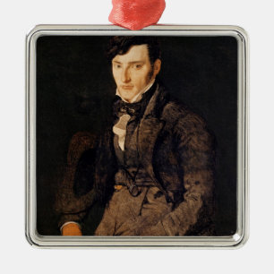 Portrait of Jean-Pierre-Francois Gilibert Metal Tree Decoration