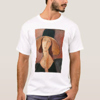 Portrait of Jeanne Hebuterne in a large hat