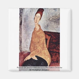 Portrait Of Jeanne Hébuterne In The Yellow Sweate Magnet
