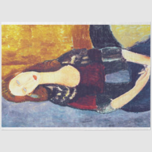 Portrait of Jeanne Hebuterne, Modigliani Tissue Paper