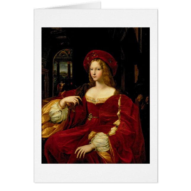 Portrait of Jeanne of Aragon (c.1500-77) wife of A (Front)