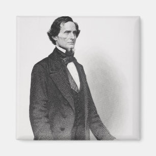 Portrait of Jefferson Davis Magnet