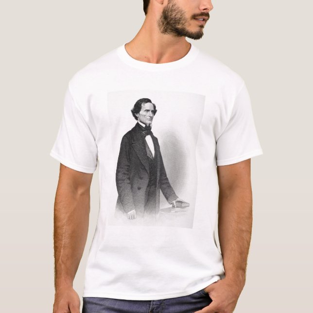 Portrait of Jefferson Davis T-Shirt (Front)