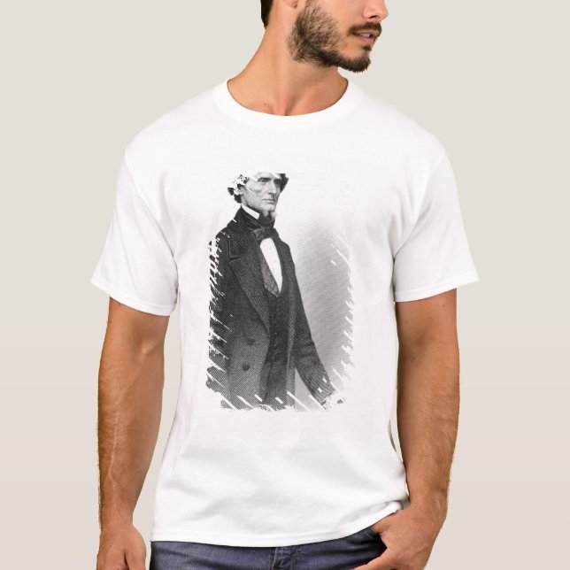 Portrait of Jefferson Davis T-Shirt (Front)
