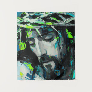 Portrait of Jesus Christ (#3) Tapestry