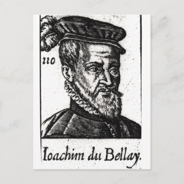 Portrait of Joachim du Bellay Postcard (Front)