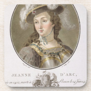 Portrait of Joan of Arc (1412-31), 1787 (coloured Coaster