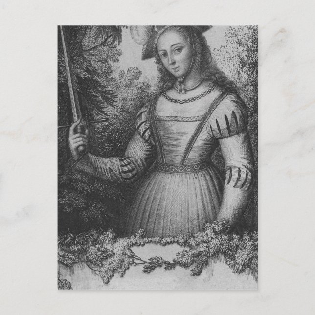 Portrait of Joan of Arc Postcard (Front)