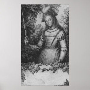 Portrait of Joan of Arc Poster