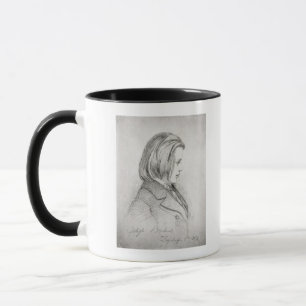 Portrait of Johanes Brahms aged Twenty, 1853 Mug