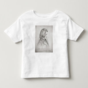 Portrait of Johanes Brahms  aged Twenty, 1853 Toddler T-Shirt