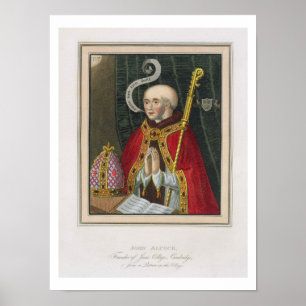 Portrait of John Alcock (c. 1430-1500), Founder of Poster