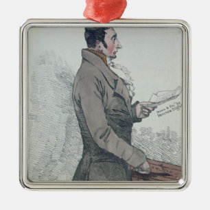 Portrait of John Bellingham 1812 Metal Ornament